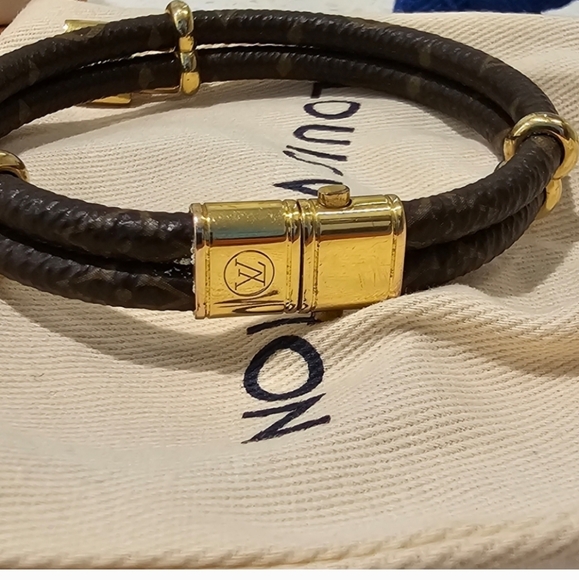 🤎HP🤎💯Authentic Louis Vuitton Keep it Twice Bracelet🤎 - Picture 7 of 13